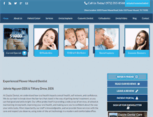 Tablet Screenshot of dazzledentalcare.com